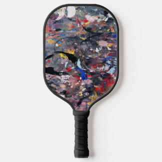 random art pickleball paddle