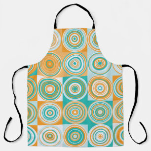 Random Coloured Circles: Artistic Background. Apron