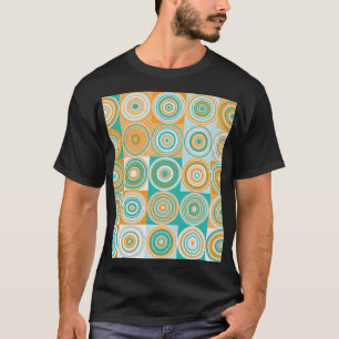 Random Coloured Circles: Artistic Background. T-Shirt