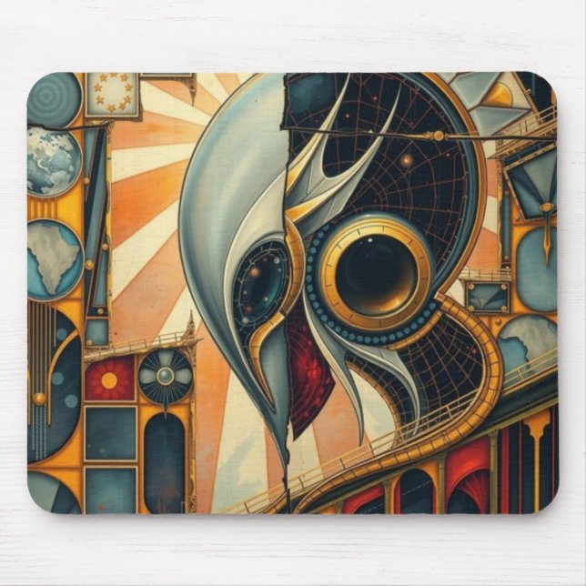 Random Cosmic Avenger Mouse Mat (Front)