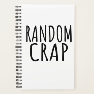 Random Crap Funny Planner