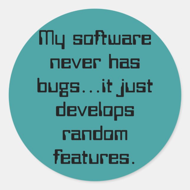 Random Features Stickers (Front)