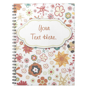 Random Fun Flower Garden Notebook