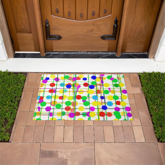 Random Geometric Pattern Doormat (Outdoor)