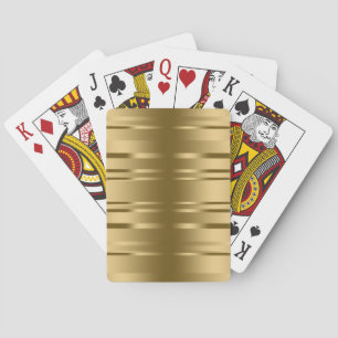 Random Gold Stripes Pattern Tote Bag Playing Cards