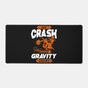 Random Gravity Checks - Motocross & Dirt Bike Desk Mat