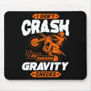 Random Gravity Checks - Motocross & Dirt Bike Mouse Mat