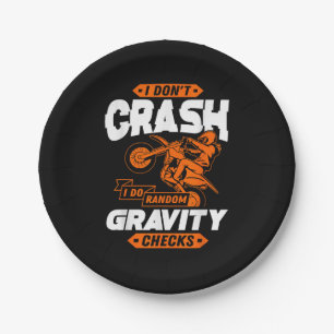 Random Gravity Checks - Motocross & Dirt Bike Paper Plate