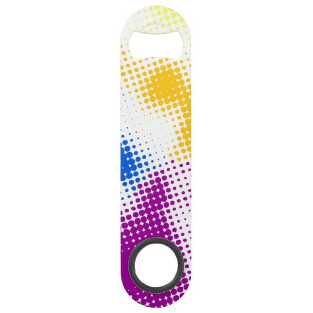 Random halftone colourful background (Front)