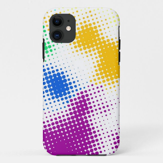 Random halftone colourful background Case-Mate iPhone case (Back)