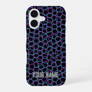 Random Lattice pattern - iPhone 16 Case