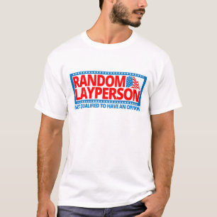 Random Layperson (American Flag version) T-Shirt