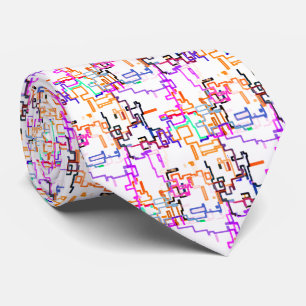 Random Lined Pattern Tie