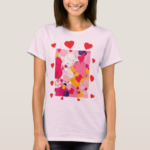 "Random Love Thoughts" - Colourful Abstract T-Shirt