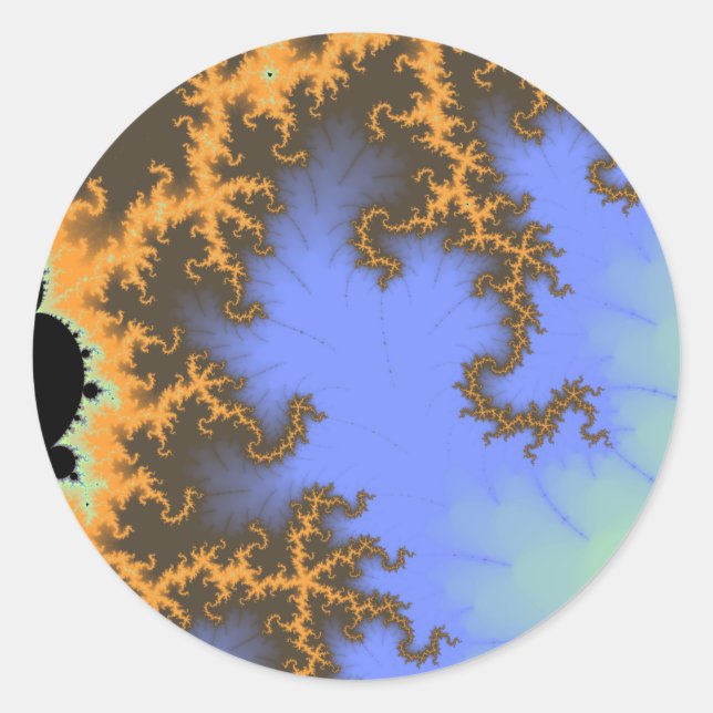 Random Million 018 Classic Round Sticker (Front)