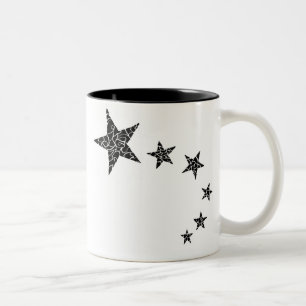 Random-Mosaic Style Shooting Stars Mug