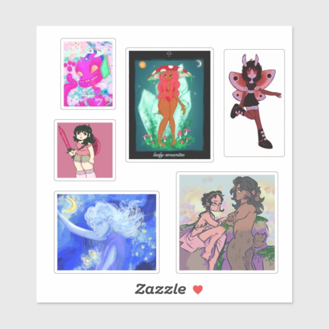 Random MultiPack Stickers (Sheet)