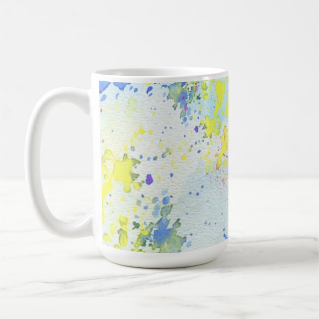 Random painting coffee mug (Left)