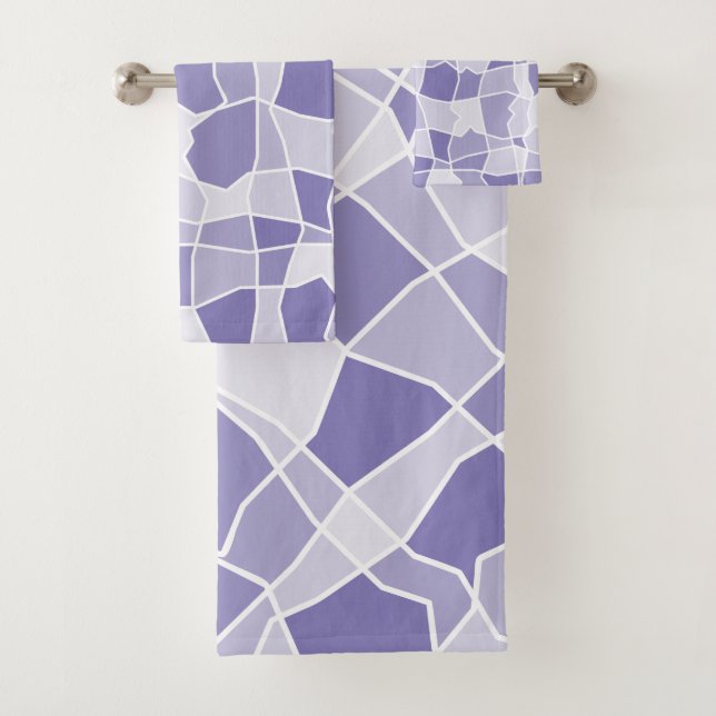 Random shapes bath towel set (Insitu)