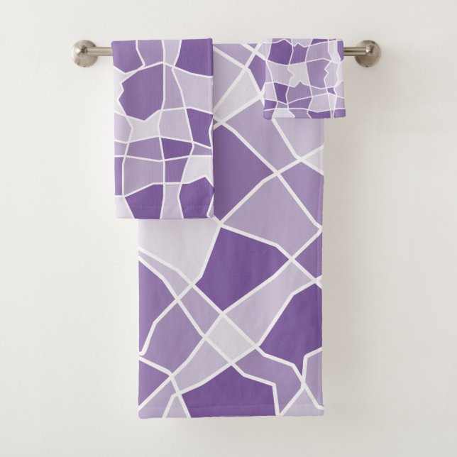 Random shapes bath towel set (Insitu)