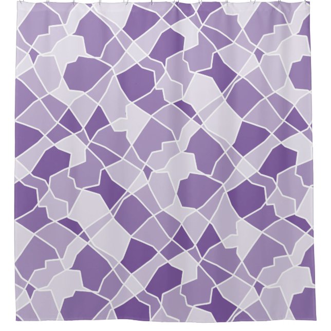 Random shapes shower curtain (Front)