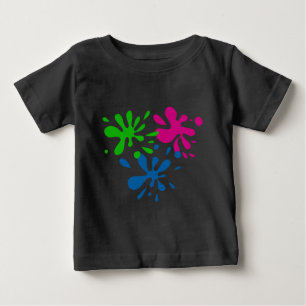 Random Splats Baby T-Shirt