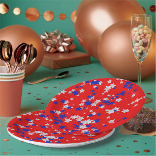 Random Stars Party Plates