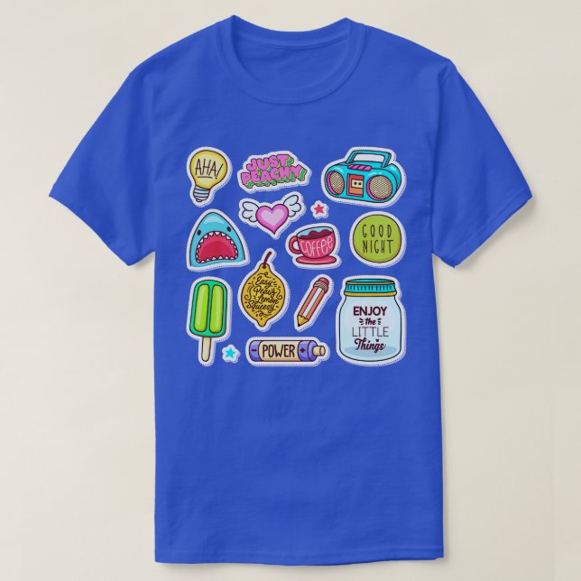 Random Sticker T-Shirt (Design Front)