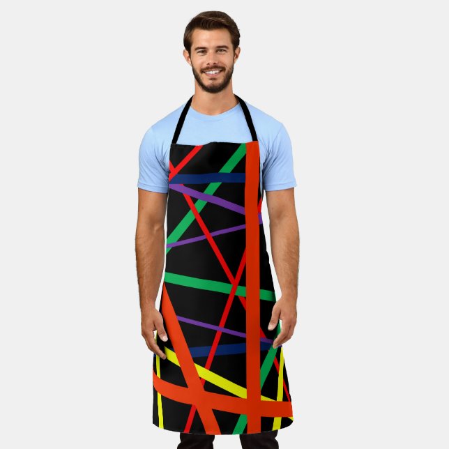 Random Striped Apron (Worn)