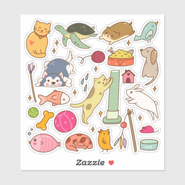 Random Stuff Sticker (Sheet)