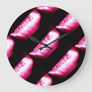 random sunlight on wall clock