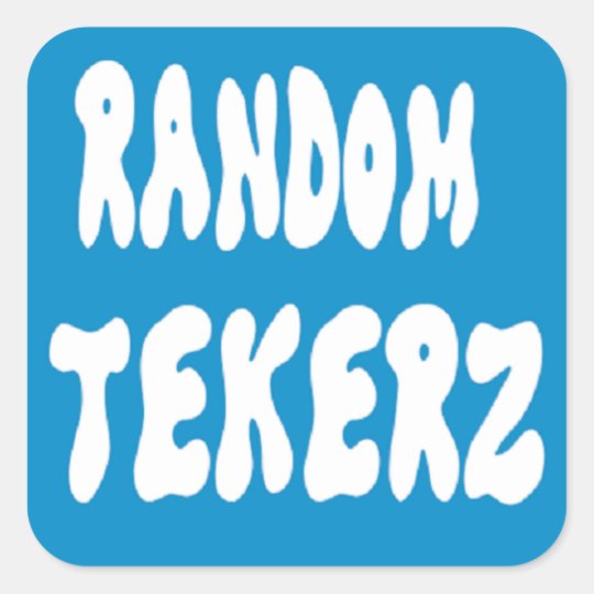 Random Tekerz Square Sticker