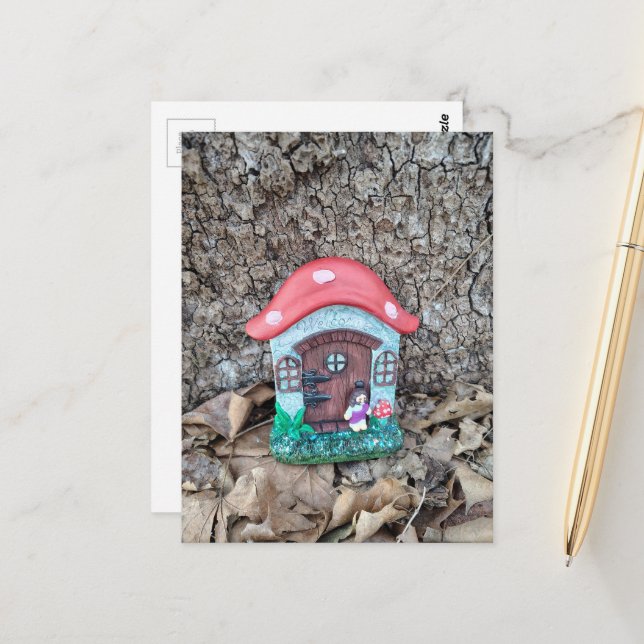 Random Things Found in the Woods Postcard (Front/Back In Situ)