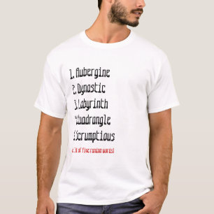 Random Words I Like T-Shirt
