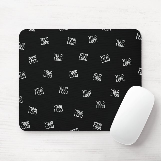 Randomly Arranged Design, Business Logo or Image Mouse Mat (With Mouse)