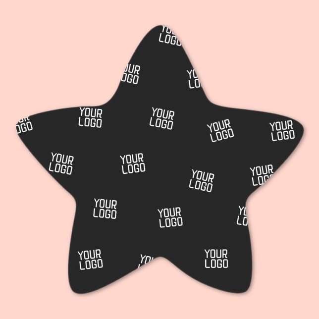 Randomly Arranged Design, Business Logo or Image Star Sticker (Creator Uploaded)