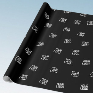 Randomly Arranged Design, Business Logo or Image Wrapping Paper