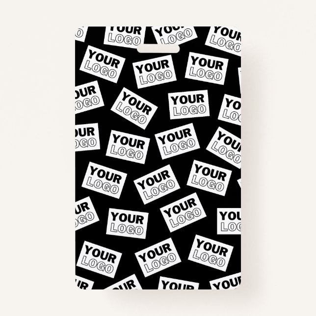 Randomly Placed Look for Your Logo or Any Photo ID Badge (Front)