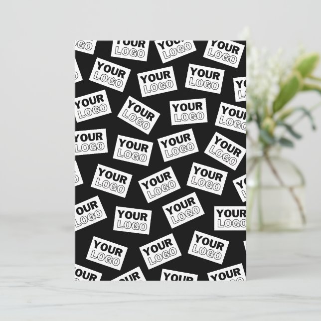 Randomly Placed Look for Your Logo or Any Photo Invitation (Standing Front)