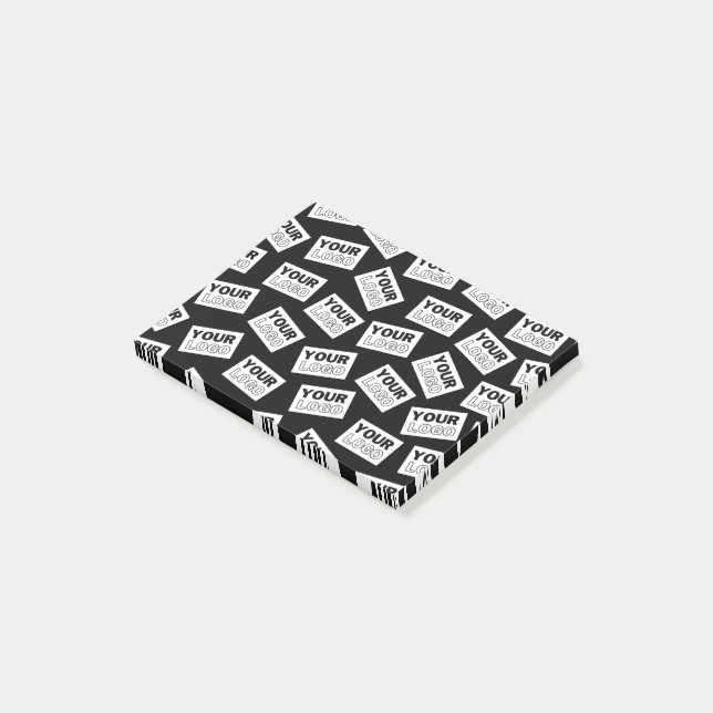 Randomly Placed Look for Your Logo or Any Photo Post-it Notes (Angled)