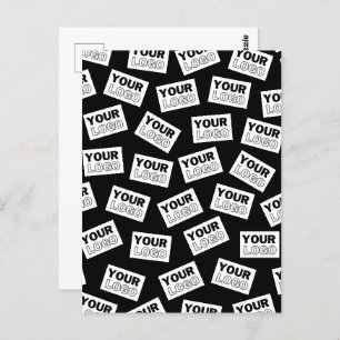 Randomly Placed Look for Your Logo or Any Photo Postcard