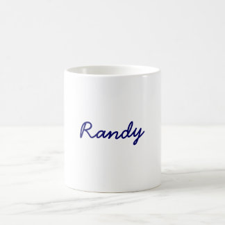 Randy-Name Style Mug