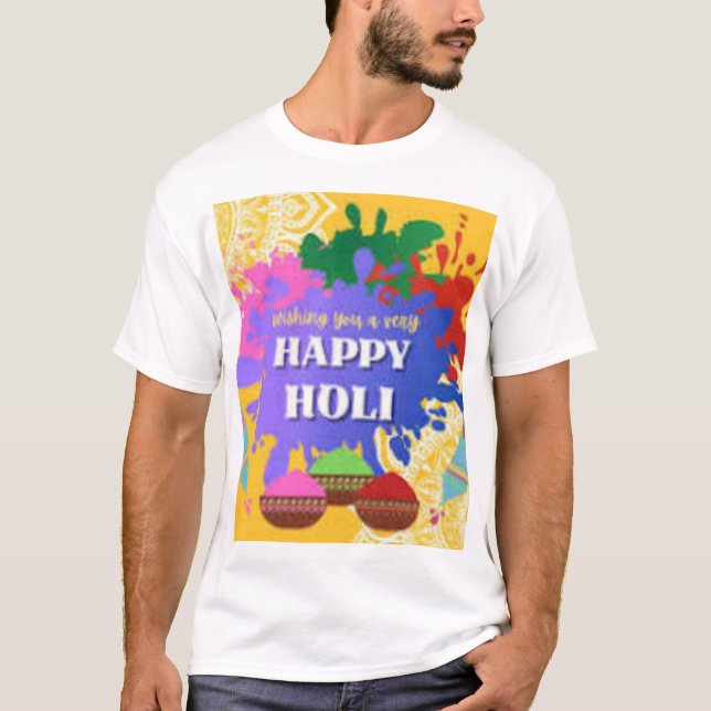Rang Barse – Let’s Play Holi T-Shirt (Front)