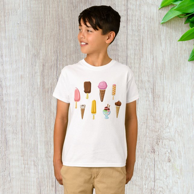Range Of Ice Creams T-Shirt (Creator Uploaded)