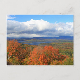 Rangeley Lake Autumn View Postcard