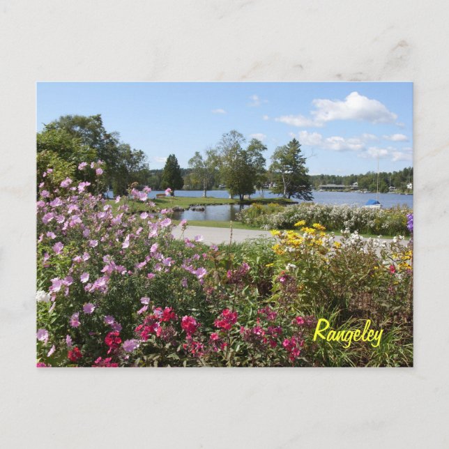 Rangeley Lakes postcard (Front)