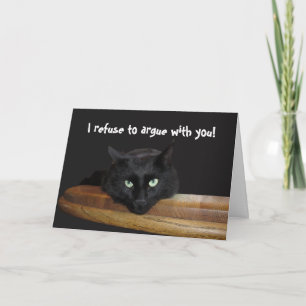 Ranger Black Cat Best Mum Mother's Day Card