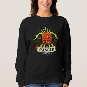 Ranger Class D20 Tabletop Dungeons RPG Dragons Sweatshirt