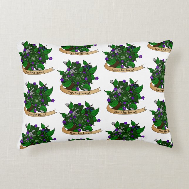 Ranger Dice Design Decorative Cushion (Front)