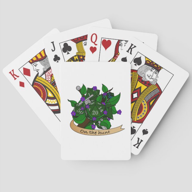 Ranger Dice Design Playing Cards (Back)